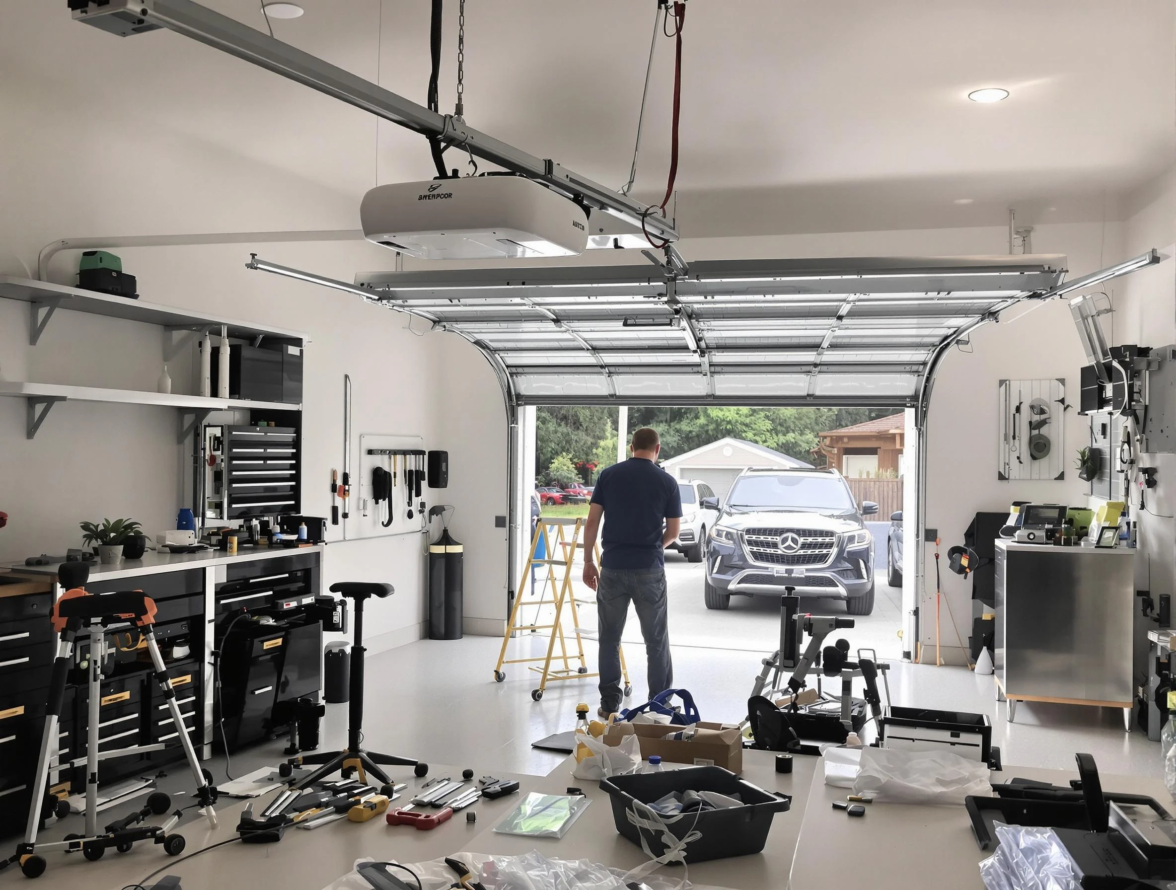 Garage door opener installation by Cave Creek Garage Door Repair in Cave Creek