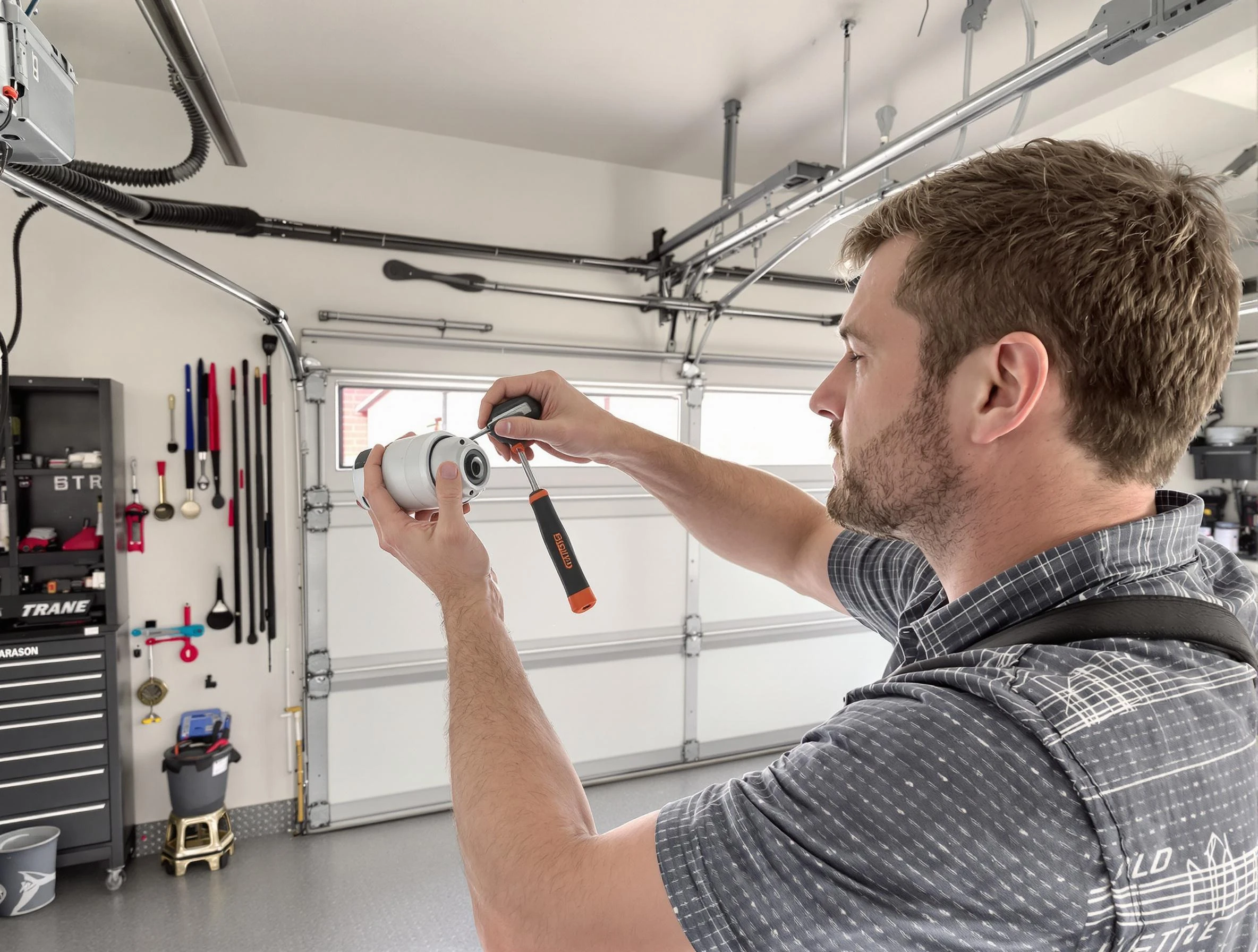 Garage door opener repair service by Cave Creek Garage Door Repair in Cave Creek