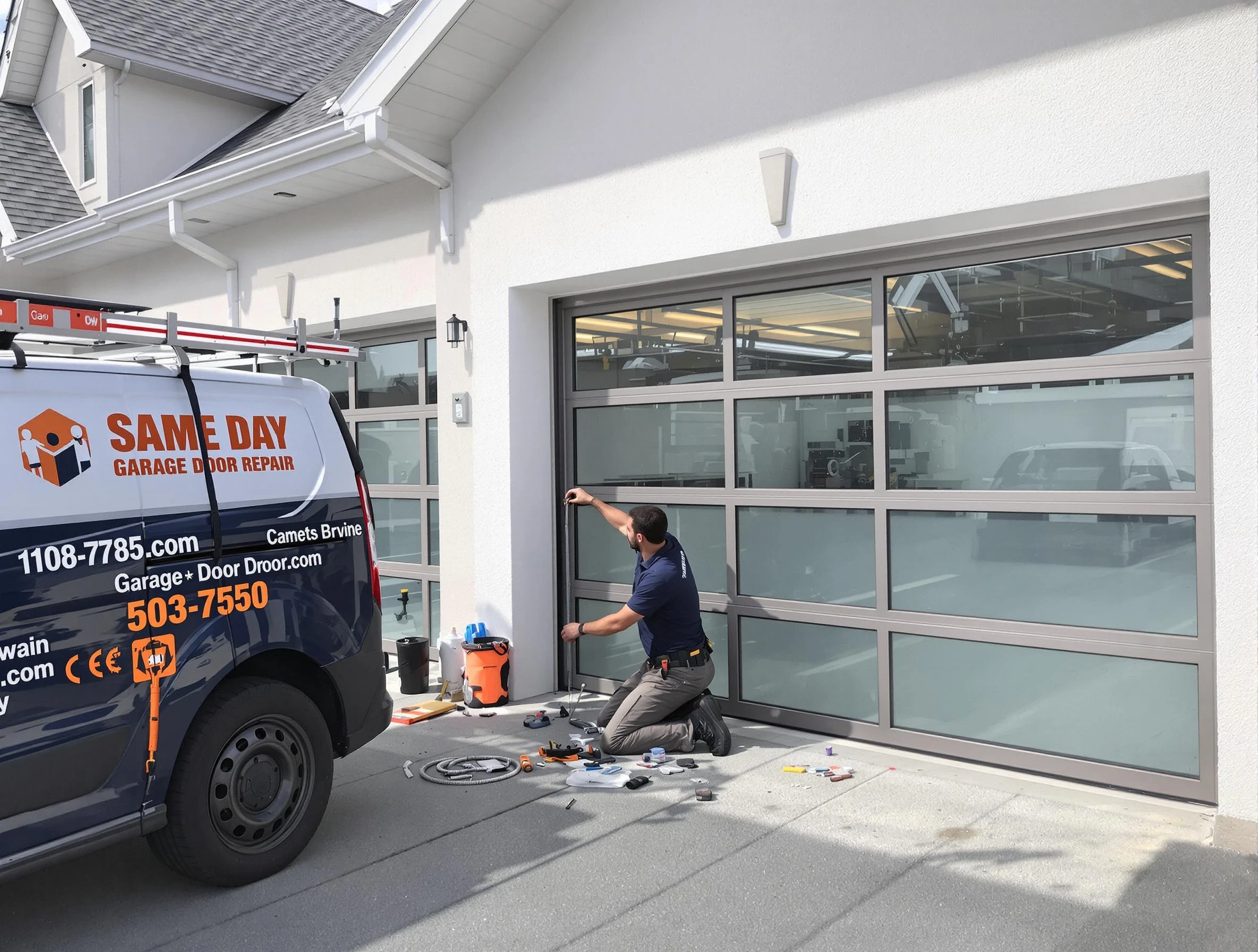 Same-day garage door repair service by Cave Creek Garage Door Repair in Cave Creek